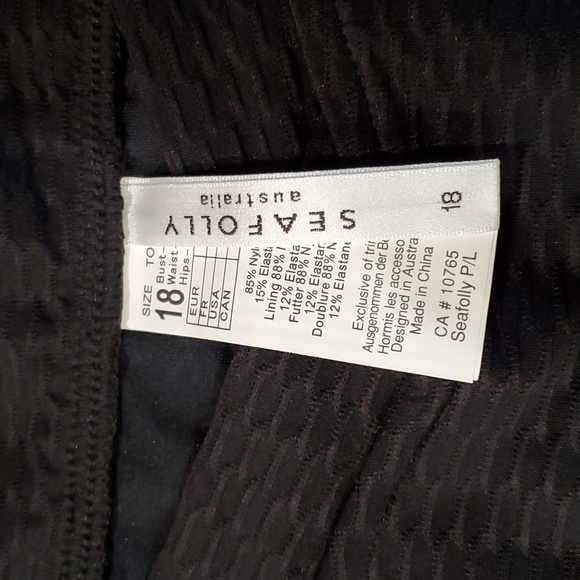 Seafolly Women's Twist Band Hipster Full Coverage Bikini Bottom, US Size 14 - Picture 4 of 9